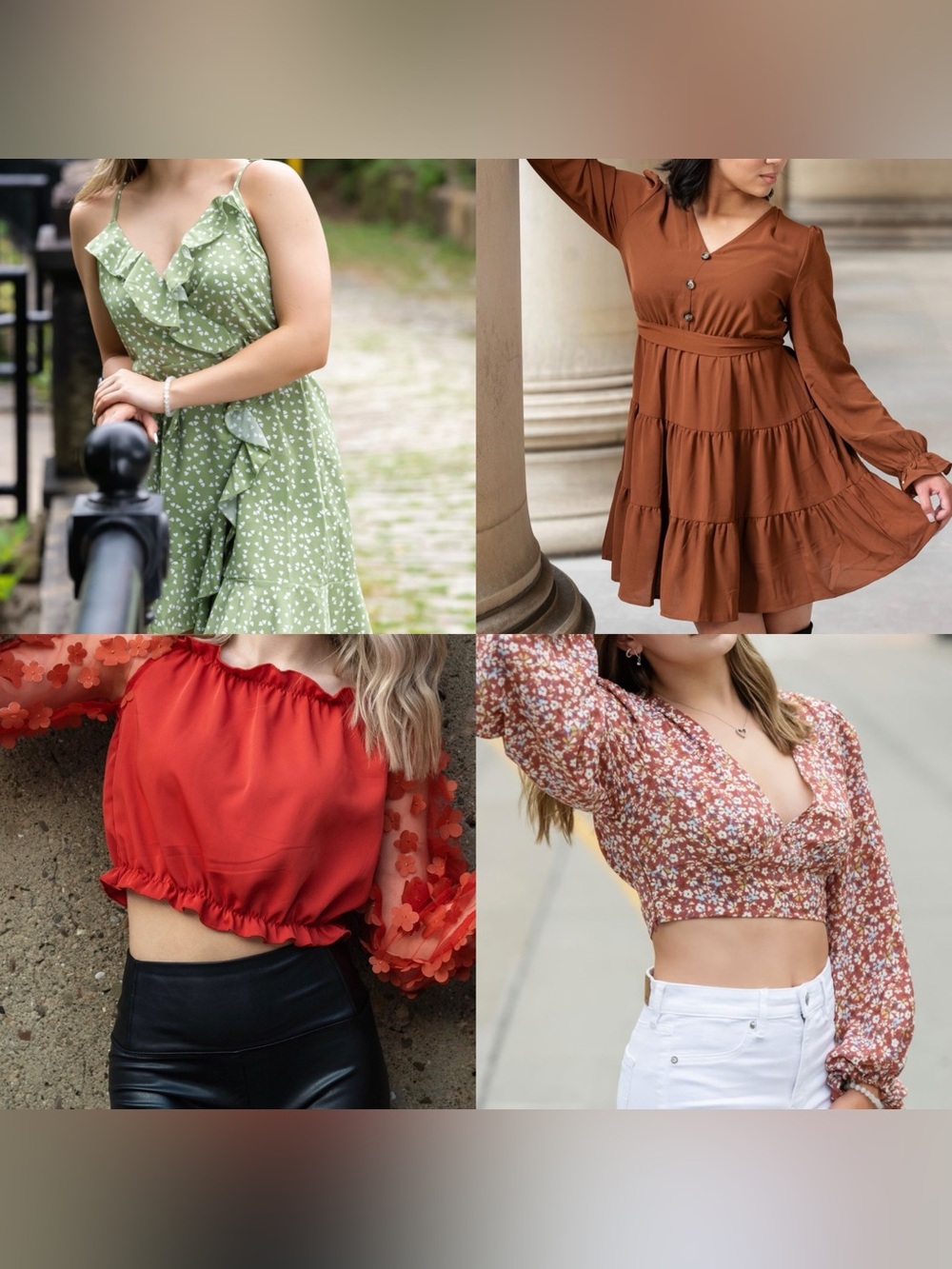 SHEIN 4 Piece Photographer Client Closet Photoshoot Bundle Mixed Sizes